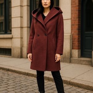 Avec Les Filles Hooded coat